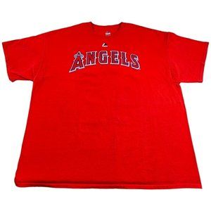 MLB Mike Trout LA Angels Majestic Brand T-Shirt